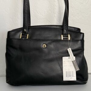 Vintage ETIENNE AIGNER Leather Satchel Bag